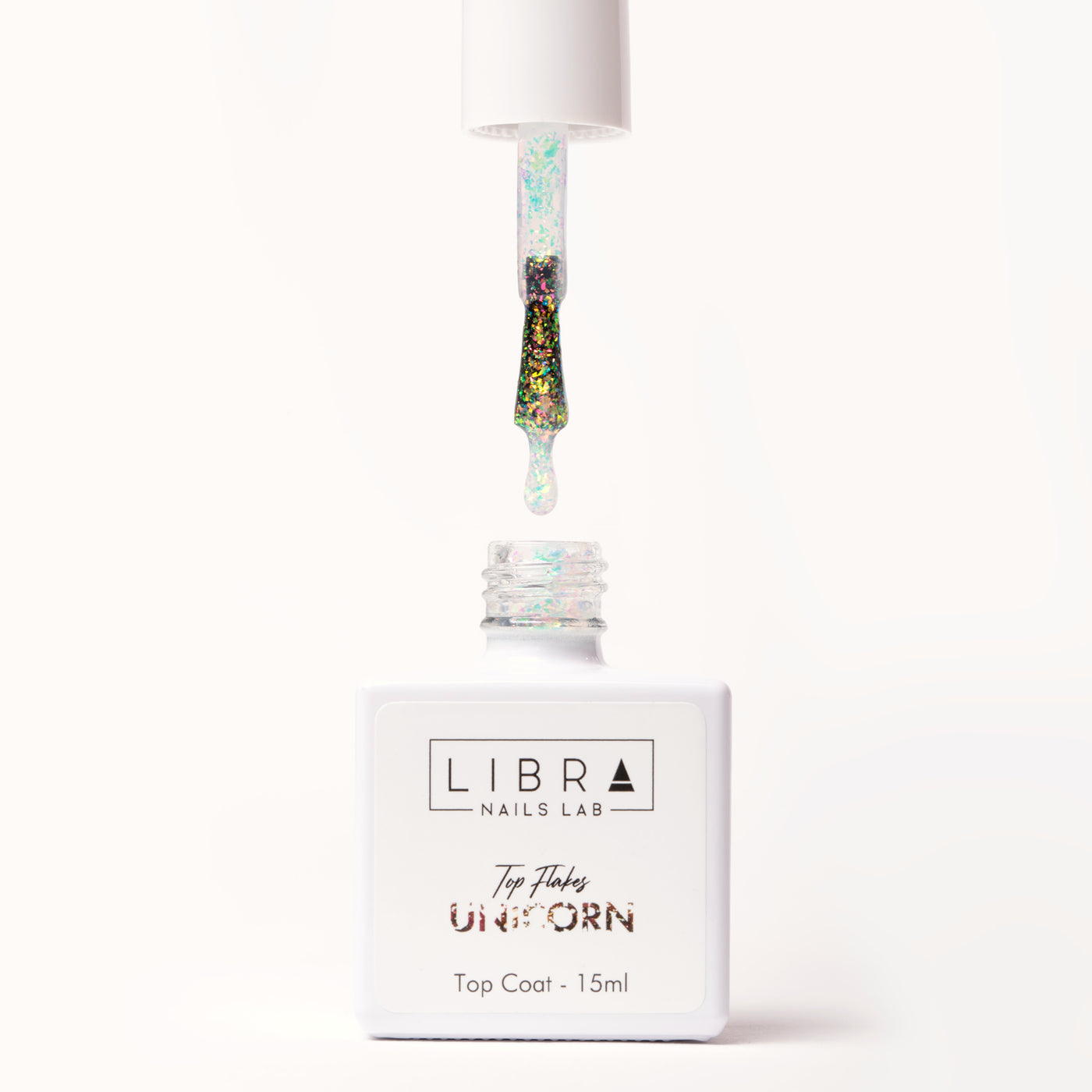 Top Flakes Unicorn-  Top Coat Lucido con scaglie 15ml