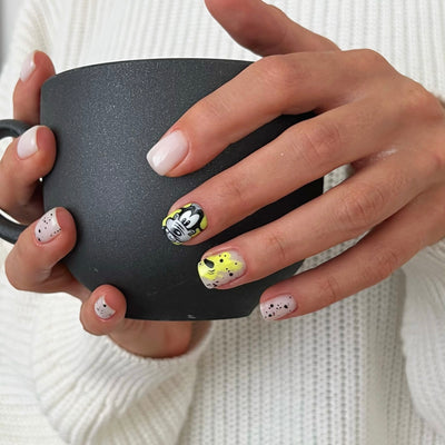 Nail Stickers + Cartoon Technique - English Version